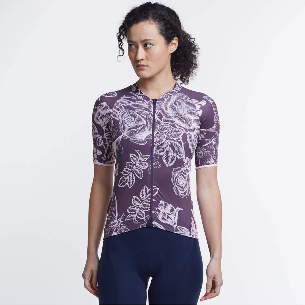 Velocio Woman’s Luna Floral SE Jersey in Mint